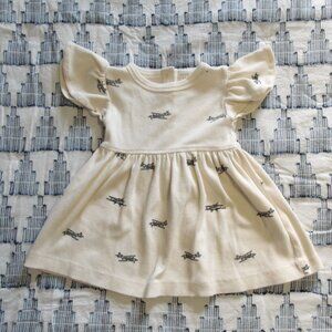 Kate Quinn Ribbed Airplane Dress (3-6 M)